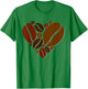 Aesthetic Coffee Bean Heart I Coffee Drinker I Coffee T-Shirt - T-Shirt | Irish Green