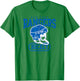 New York Rangers Helmet Officially Licensed T-Shirt - T-Shirt | Irish Green