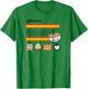 Maruchan Ramen Cute Anime Faces Logo T-Shirt - T-Shirt | Irish Green