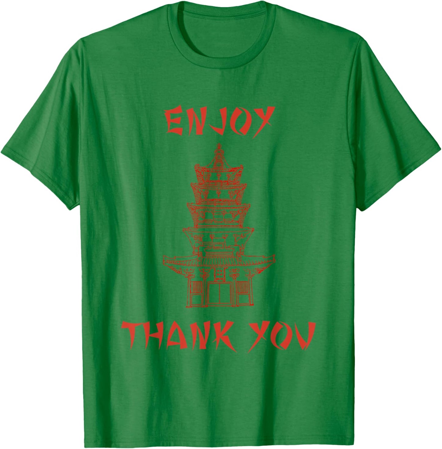 Chinese Food Take Out Box Costume T shirt T-Shirt - T-Shirt | Irish Green