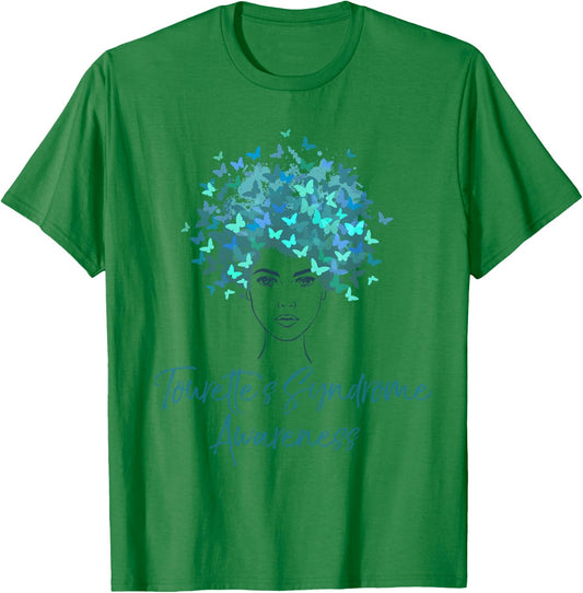 Tourette Syndrome Awareness Butterflies Gift Shirt T-Shirt - T-Shirt | Irish Green