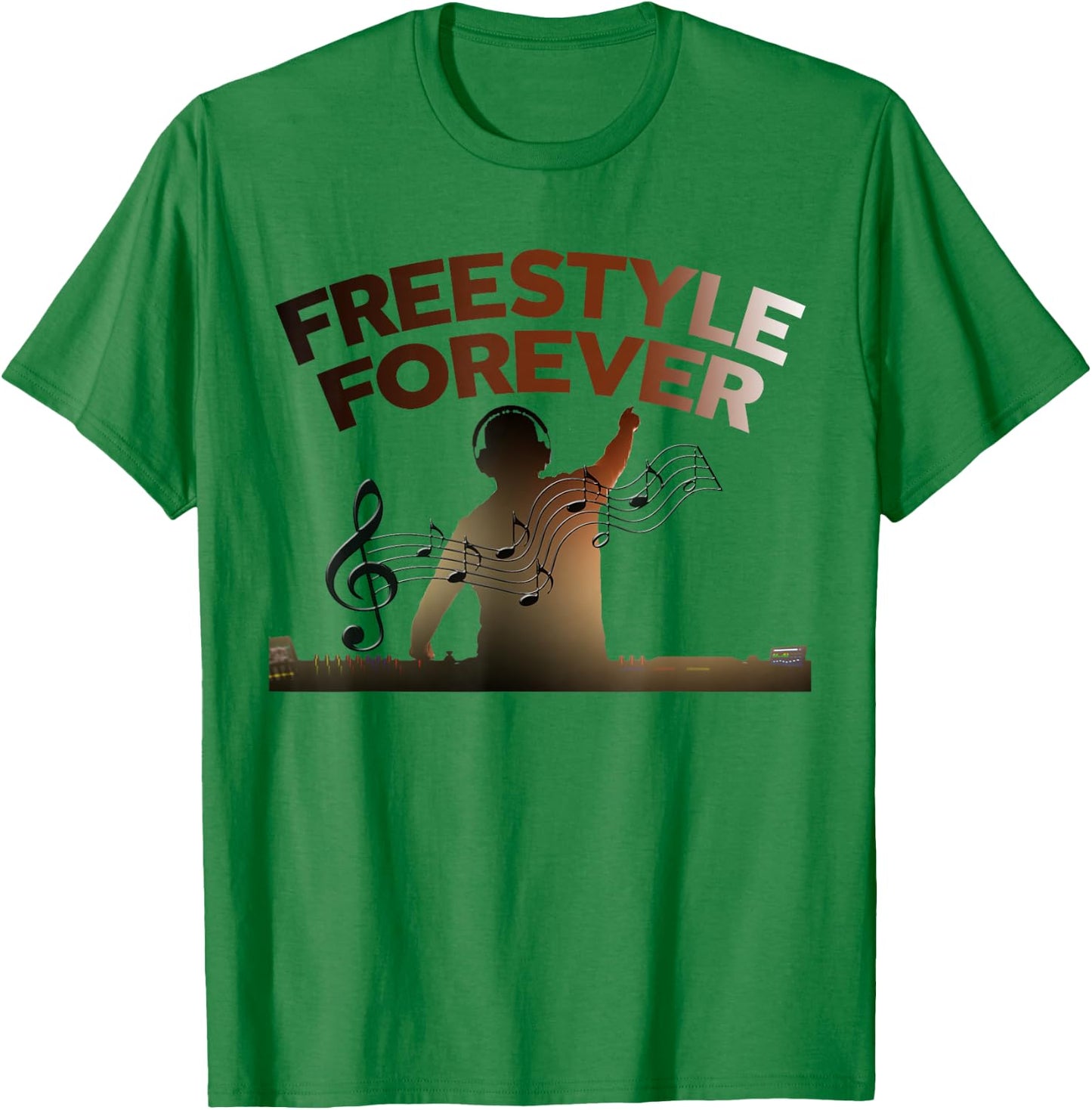 Freestyle DJ 80s Electronic Dance Music Great Concert T-Shirt - T-Shirt | Irish Green