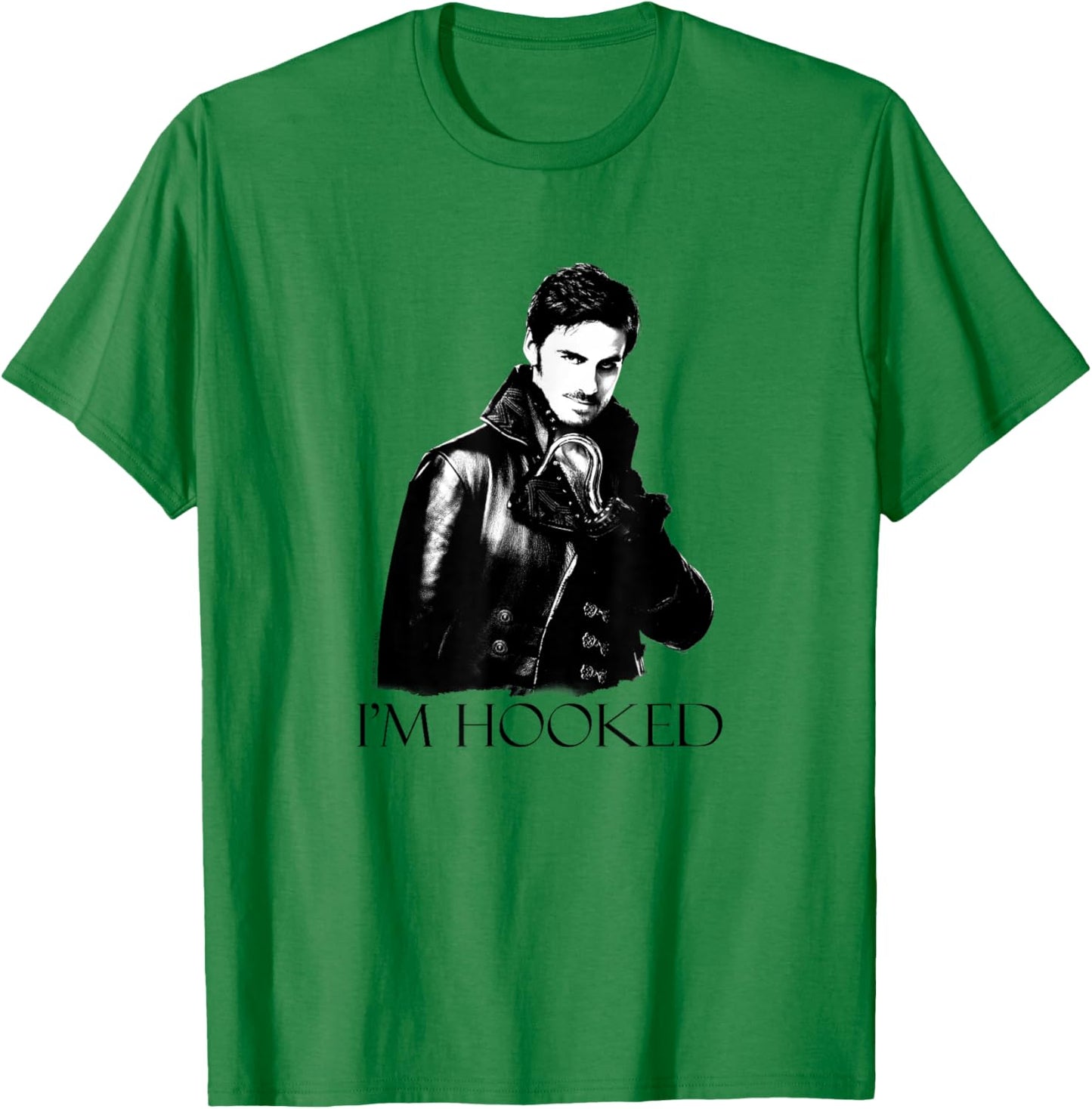 Once Upon a Time I'm Hooked T-Shirt - T-Shirt | Irish Green