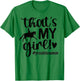 That's My Girl Proud Horse Show Mom Equestrian Mother T-Shirt - T-Shirt | Irish Green