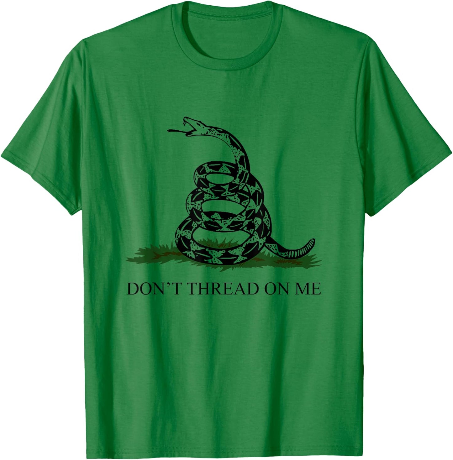 American Patriot's Timber Rattlesnake Gadsden Flag T-Shirt - T-Shirt | Irish Green