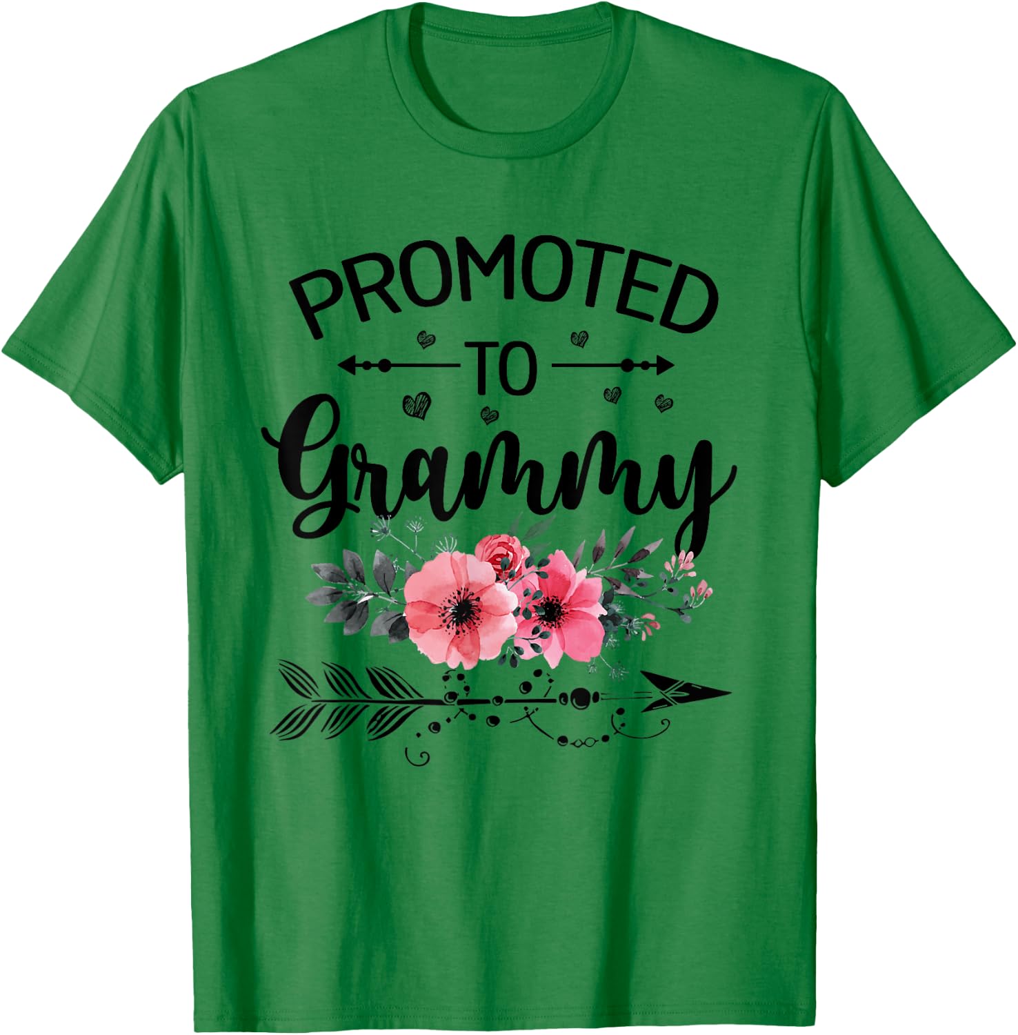 Promoted To Grammy Announcement Funny New Grammy Mothers Day T-Shirt - T-Shirt | Irish Green