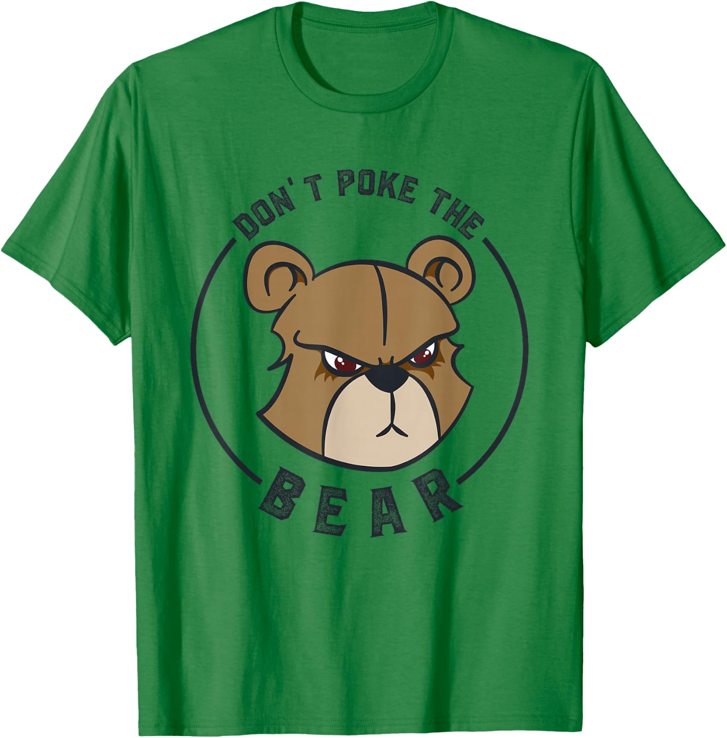 Don't Poke Mama Papa Bear T-Shirt - T-Shirt | Irish Green