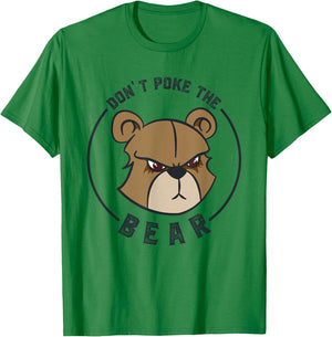 Don't Poke Mama Papa Bear T-Shirt - T-Shirt | Irish Green