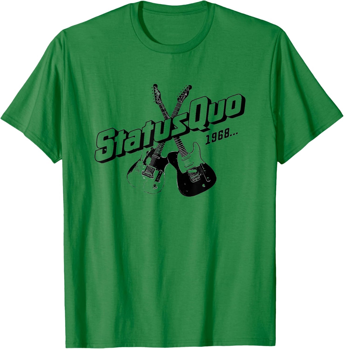 Status Quo - 1968 Guitars T-Shirt - T-Shirt | Irish Green