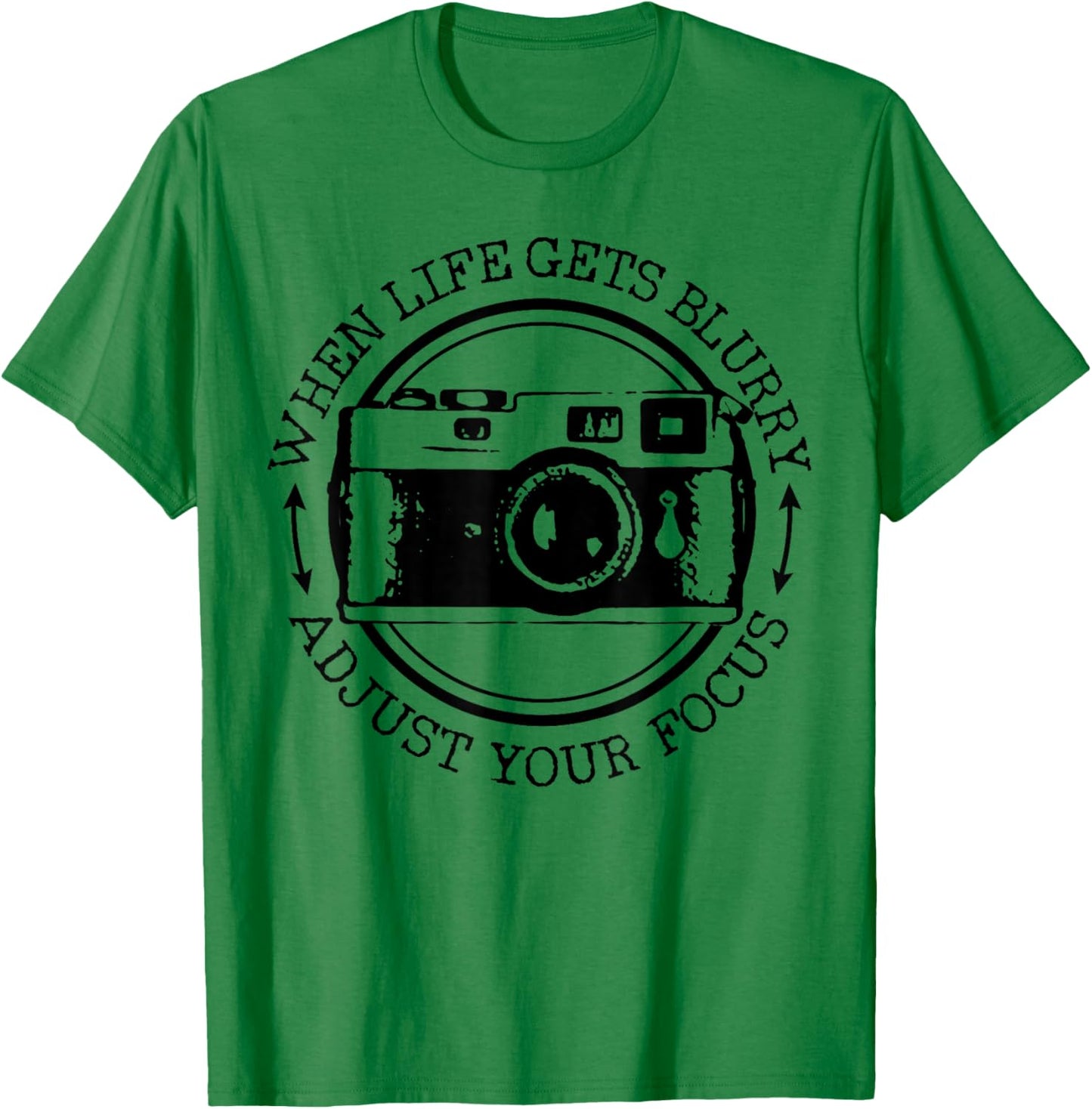 Photographer Gift Vintage Camera Funny Photography T-Shirt - T-Shirt | Irish Green