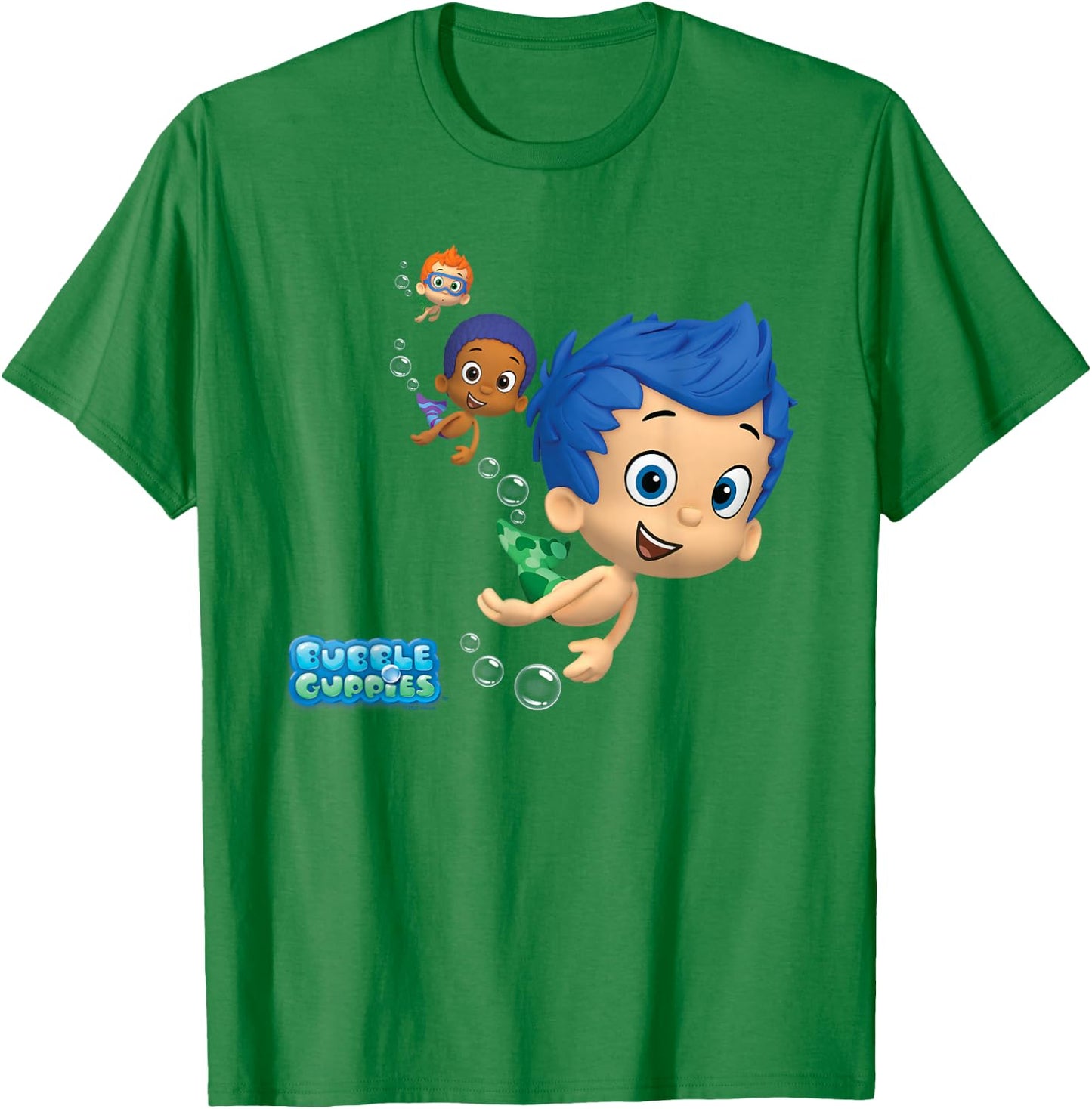 Bubble Guppies Gil, Goby and Nonny T-Shirt - T-Shirt | Irish Green