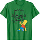 The Simpsons Bart Spray Paint Skull Graffiti T-Shirt - T-Shirt | Irish Green