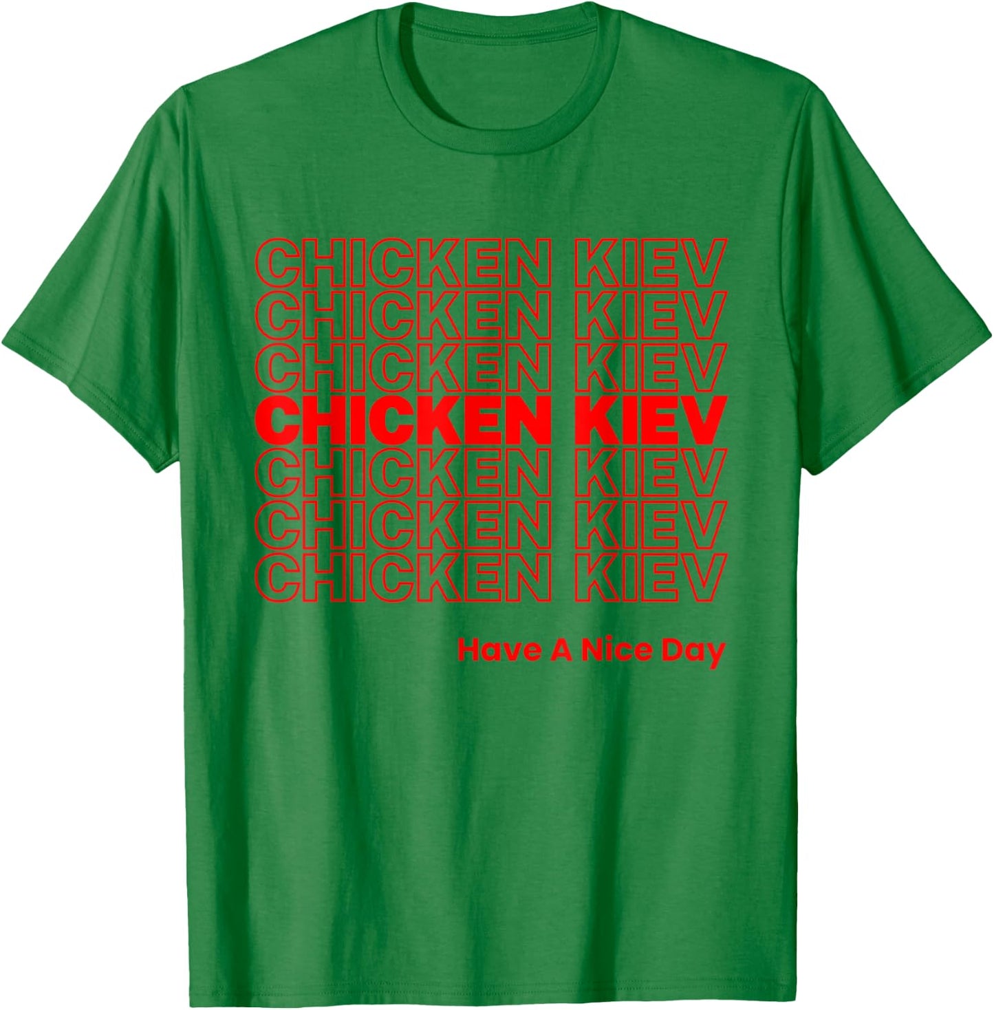 Funny Chicken Kiev Garlic Butter Russian Food Lover Foodie T-Shirt - T-Shirt | Irish Green