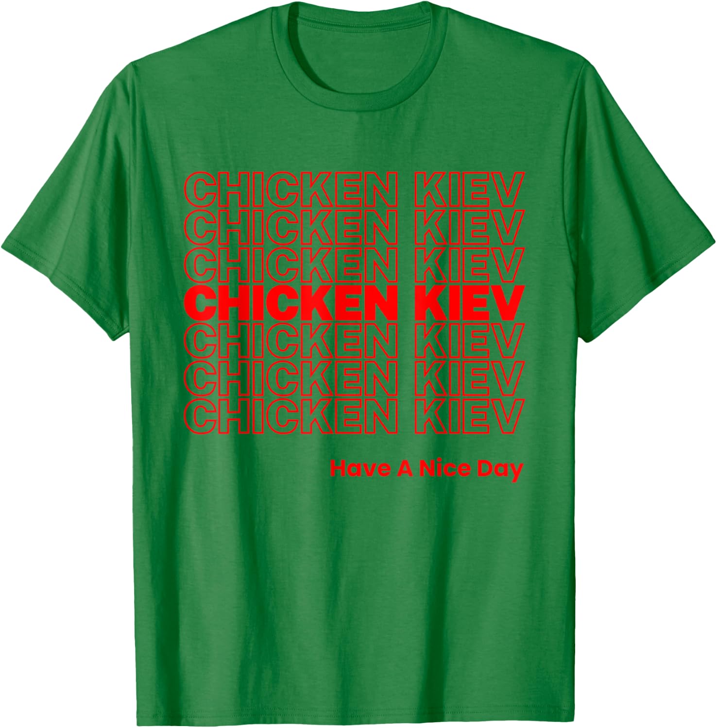Funny Chicken Kiev Garlic Butter Russian Food Lover Foodie T-Shirt - T-Shirt | Irish Green