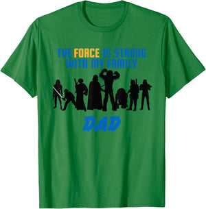 Star Wars The Force Matching Family DAD T-Shirt - T-Shirt | Irish Green