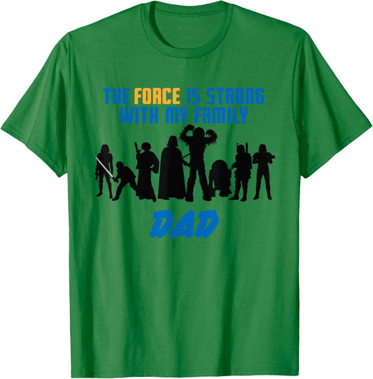 Star Wars The Force Matching Family DAD T-Shirt - T-Shirt | Irish Green