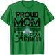 Proud Mom of An Airman Jet Plane Pilot T-Shirt - T-Shirt | Irish Green