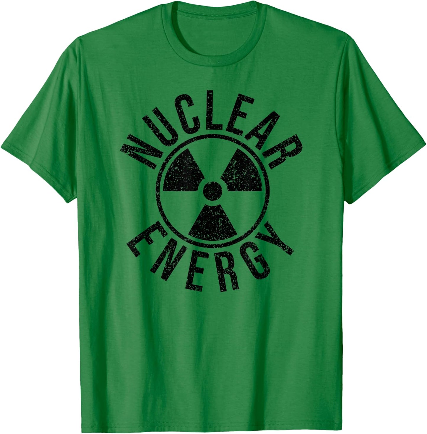Nuclear Energy Warning Symbol Radiation Sign Radioactive T-Shirt - T-Shirt | Irish Green