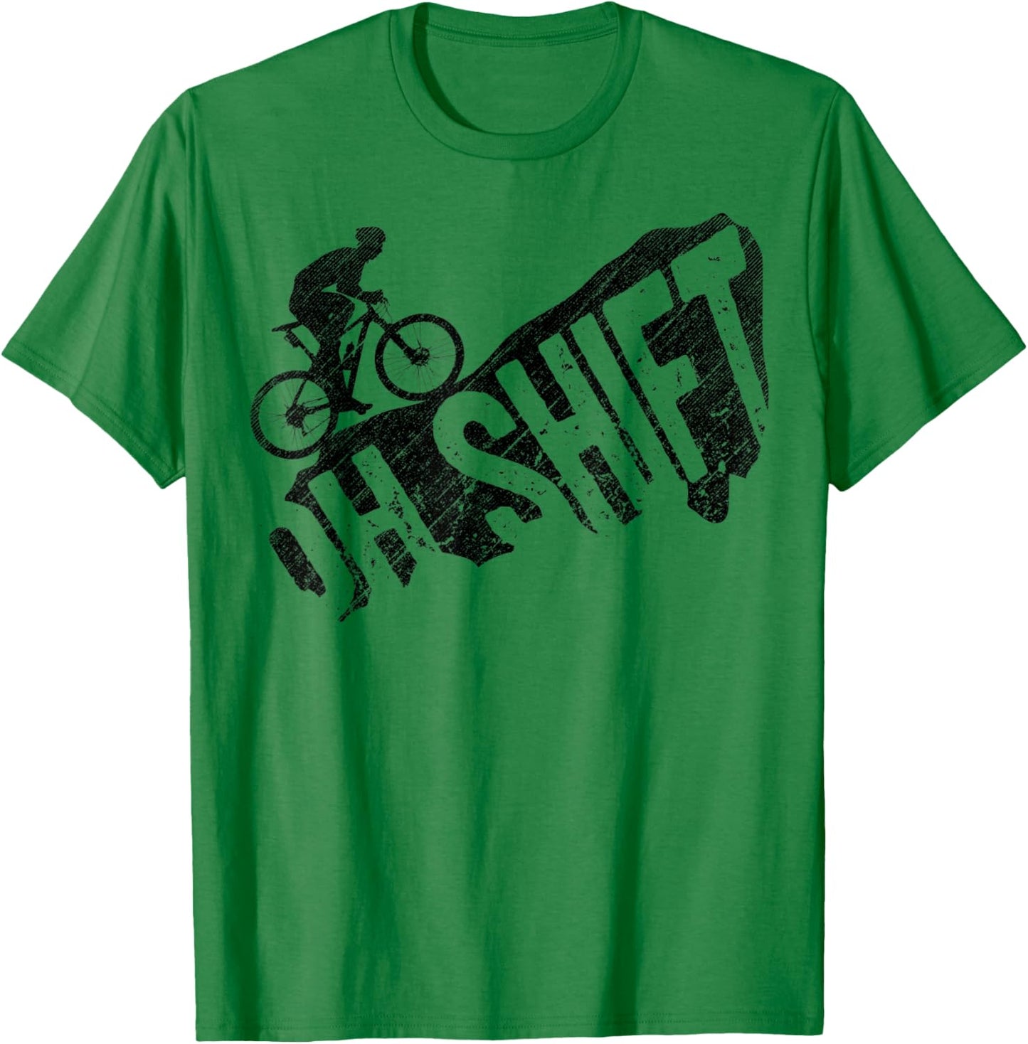 Oh Shift Mountain Biking Bicycle Bike Rider Cyclist Funny T-Shirt - T-Shirt | Irish Green