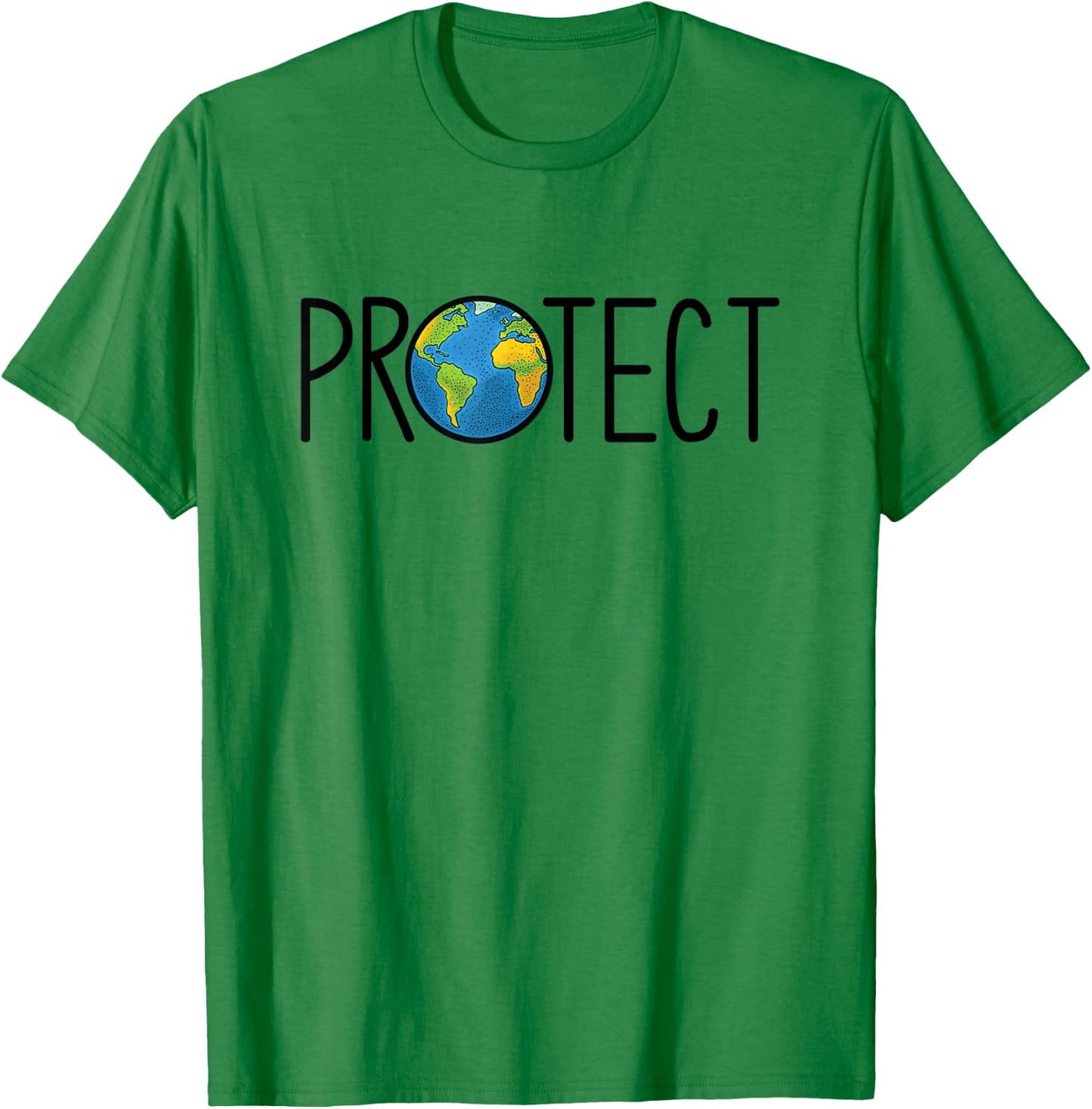 Protect the Earth, Earth Day, Save our Planet T-Shirt - T-Shirt | Irish Green