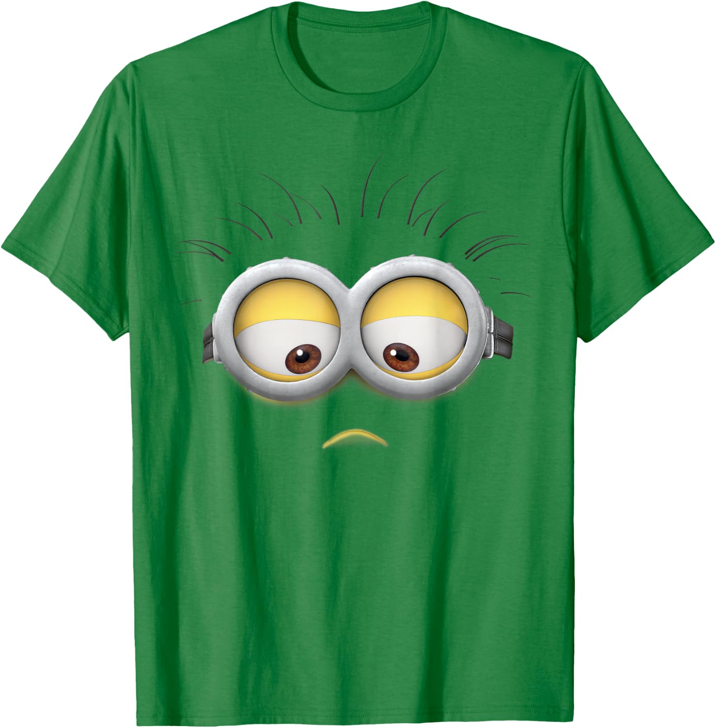 Despicable Me Minions Phil Sad Face Graphic T-Shirt - T-Shirt | Irish Green