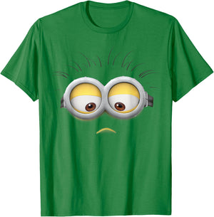 Despicable Me Minions Phil Sad Face Graphic T-Shirt - T-Shirt | Irish Green