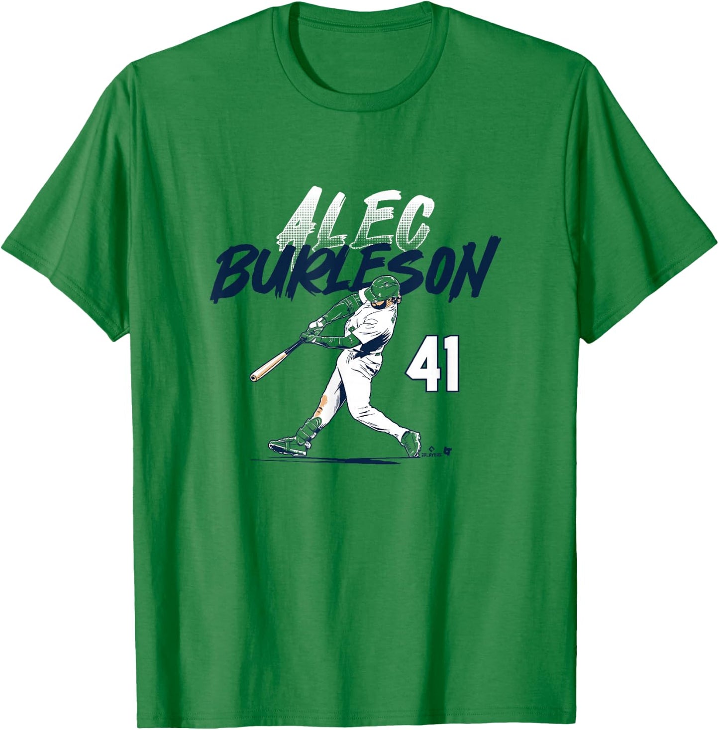 ALEC Burleson - Slugger Swing Number - St. Louis Baseball T-Shirt - T-Shirt | Irish Green