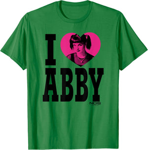 NCIS I Heart Abby T-Shirt - T-Shirt | Irish Green