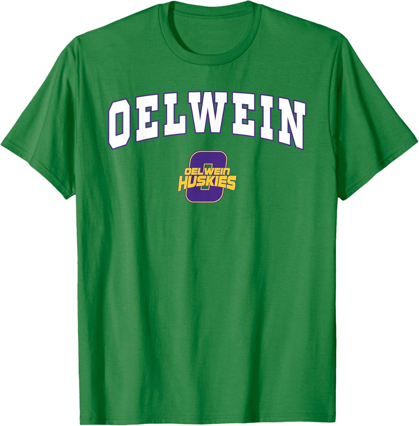 Oelwein High School Huskies T-Shirt - T-Shirt | Irish Green