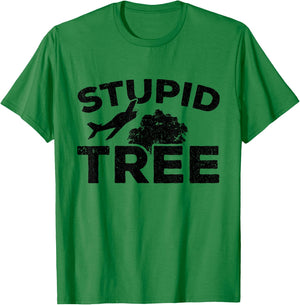 Aviation Model Pilot Stupid Tree RC Plane T-Shirt - T-Shirt | Irish Green