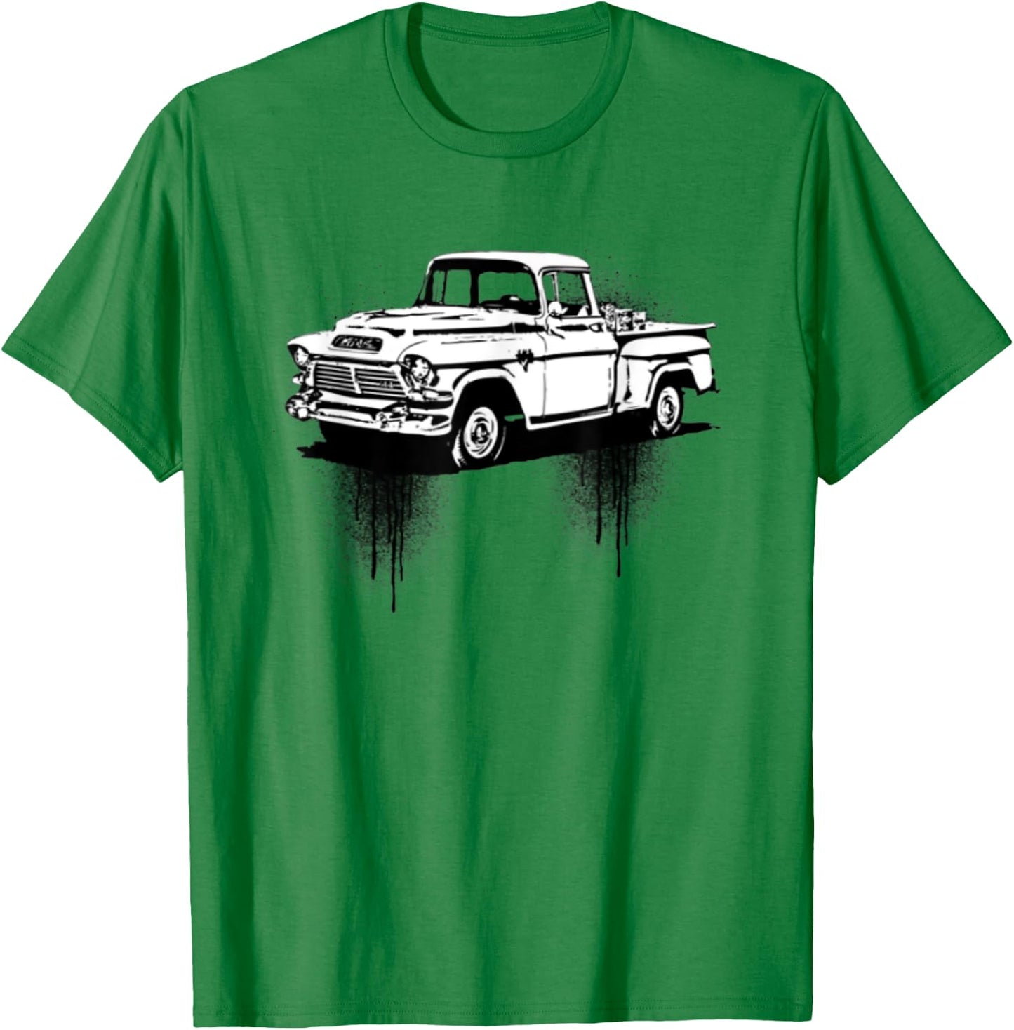 Vintage Retro Antique Farm Pick Up Truck T-Shirt - T-Shirt | Irish Green