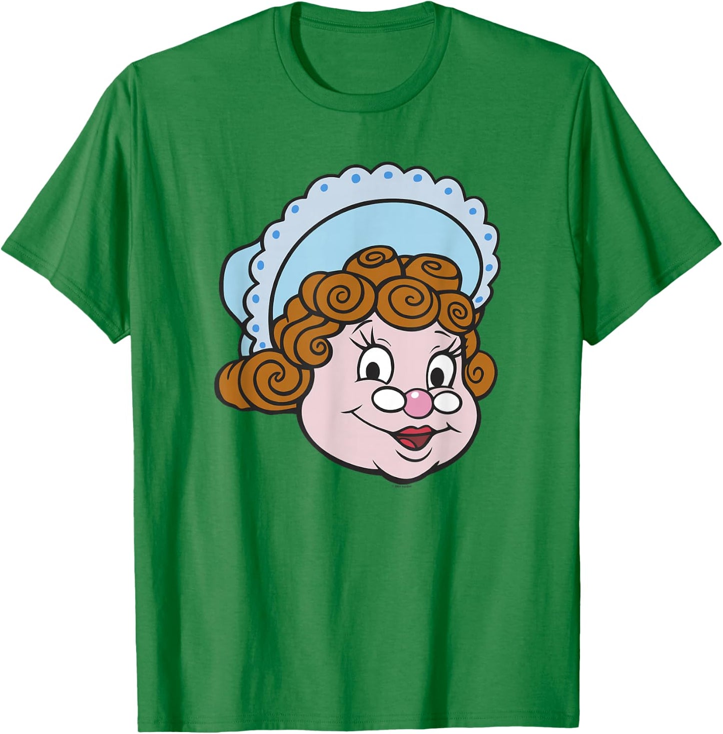 Candy Land Halloween Gramma Nutt Big Face T-Shirt - T-Shirt | Irish Green