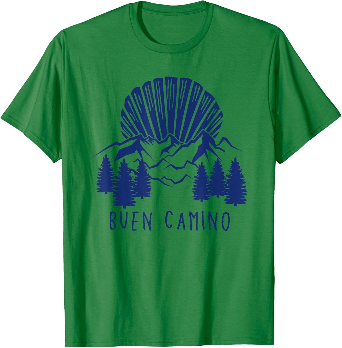 Buen Camino de Santiago de Compostela T-Shirt - T-Shirt | Irish Green