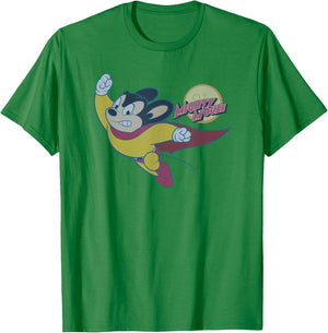 Mighty Mouse to The Sky T-Shirt - T-Shirt | Irish Green