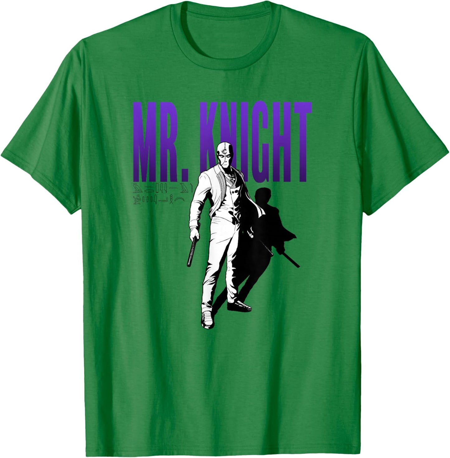 Marvel Moon Knight Mr. Knight Shadow T-Shirt - T-Shirt | Irish Green