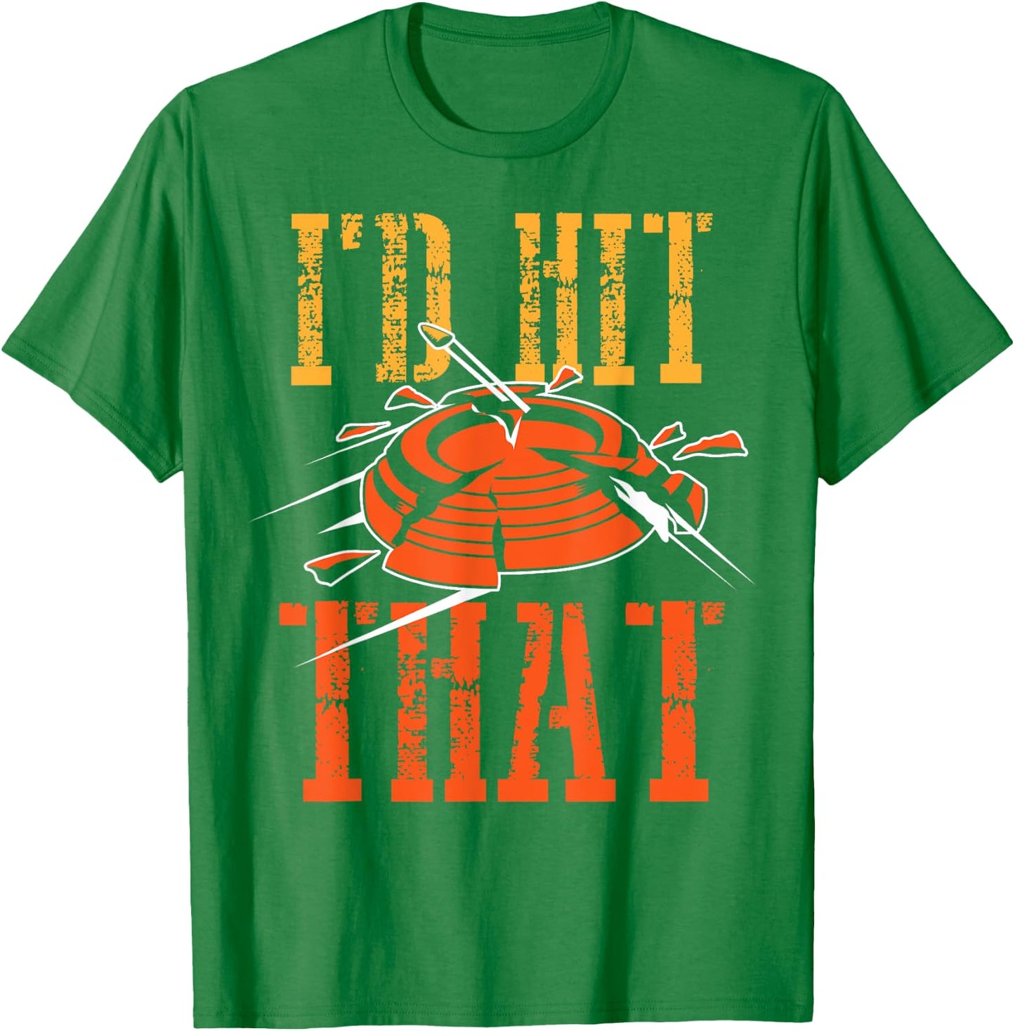 I'd Hit That Clay Shooting Shirt | Breaking Birds Gag Gift T-Shirt - T-Shirt | Irish Green