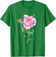 Breast Cancer Shirt Pink Ribbon Rose Fearless Faith Hope T-Shirt - T-Shirt | Irish Green