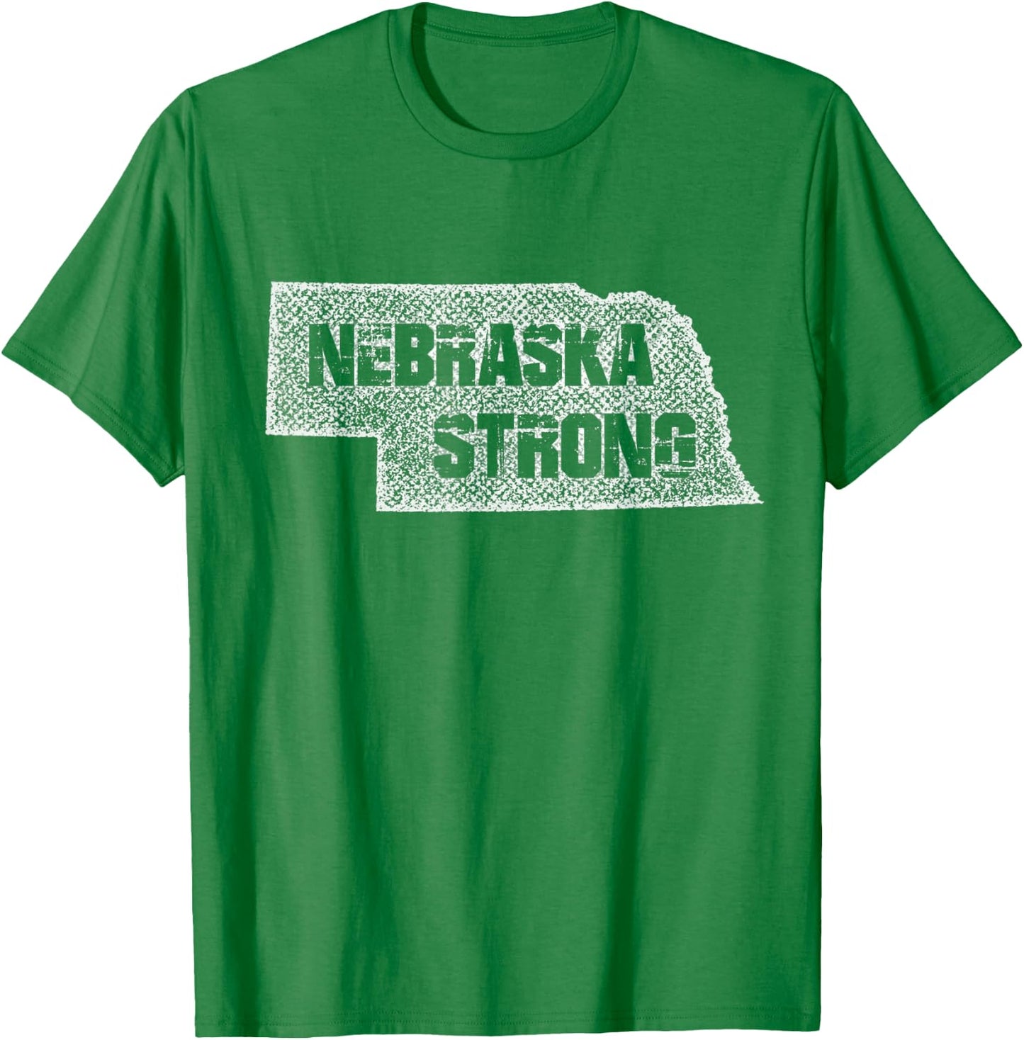 Nebraska-Strong Vintage Distressed Gift women T-Shirt - T-Shirt | Irish Green