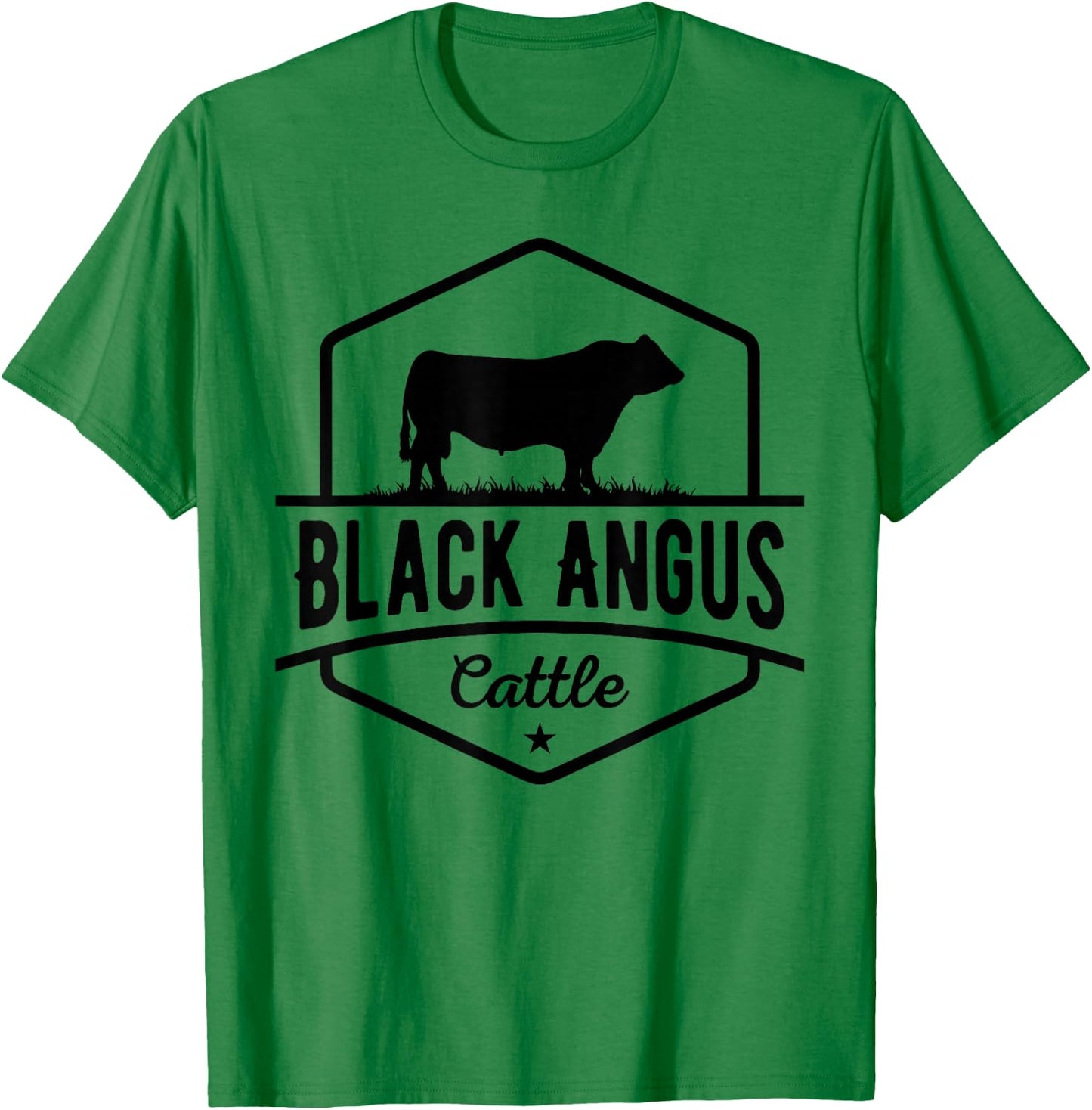 Cow Farmer - Black Angus Cattle T-Shirt - T-Shirt | Irish Green