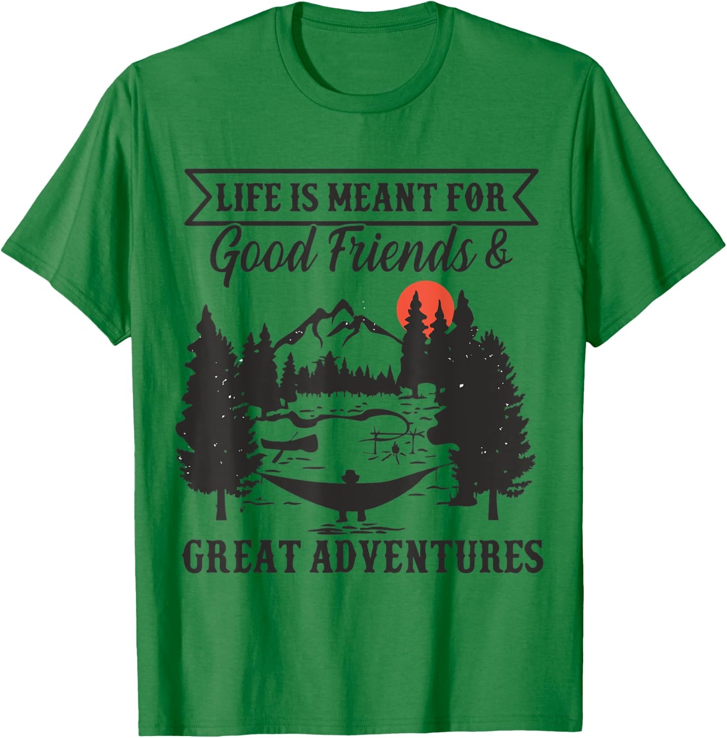 Travel Lover Hodophile Wayfarer Vagabond Hiking Climbing T-Shirt - T-Shirt | Irish Green
