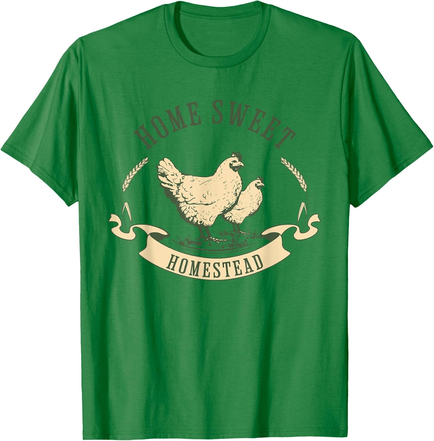 Homesteader farmer shirt, HOME SWEET HOMESTEAD T-Shirt - T-Shirt | Irish Green