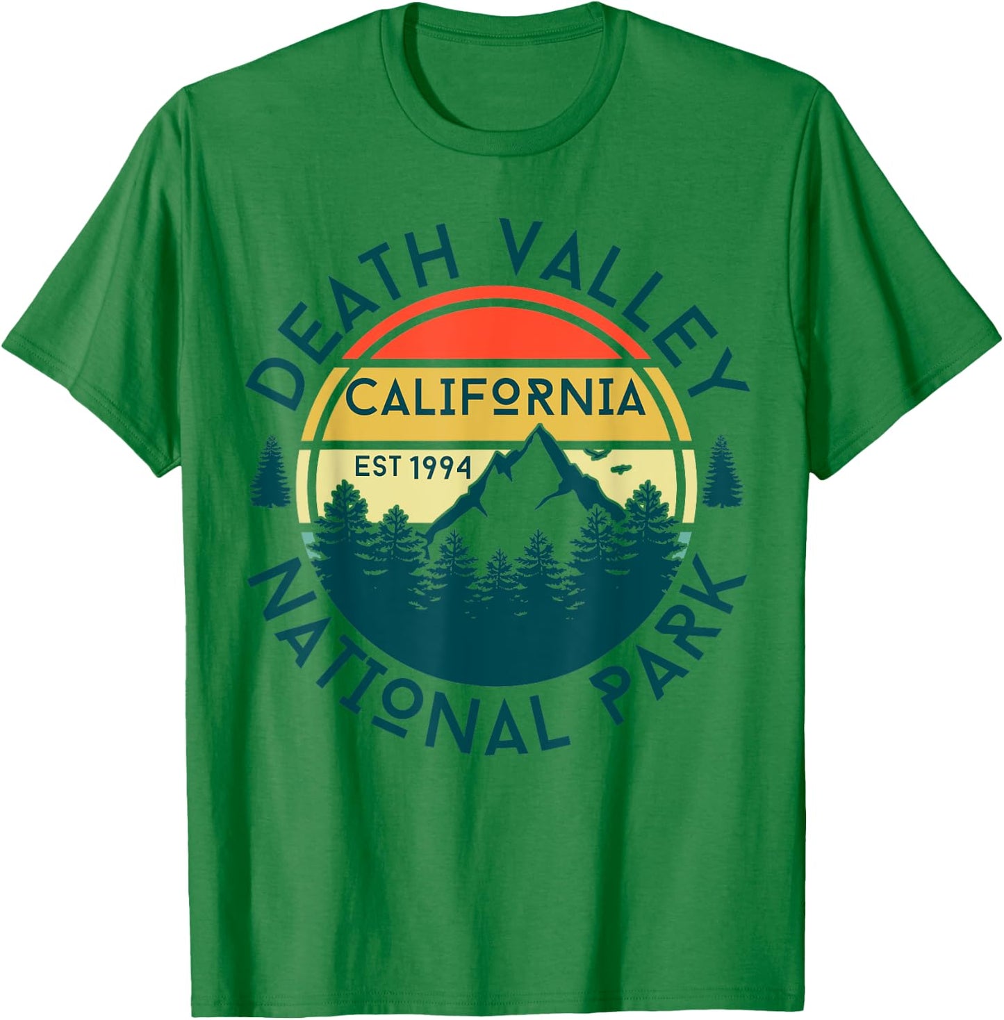 Death Valley National Park California Nature Hiking Outdoors T-Shirt - T-Shirt | Irish Green