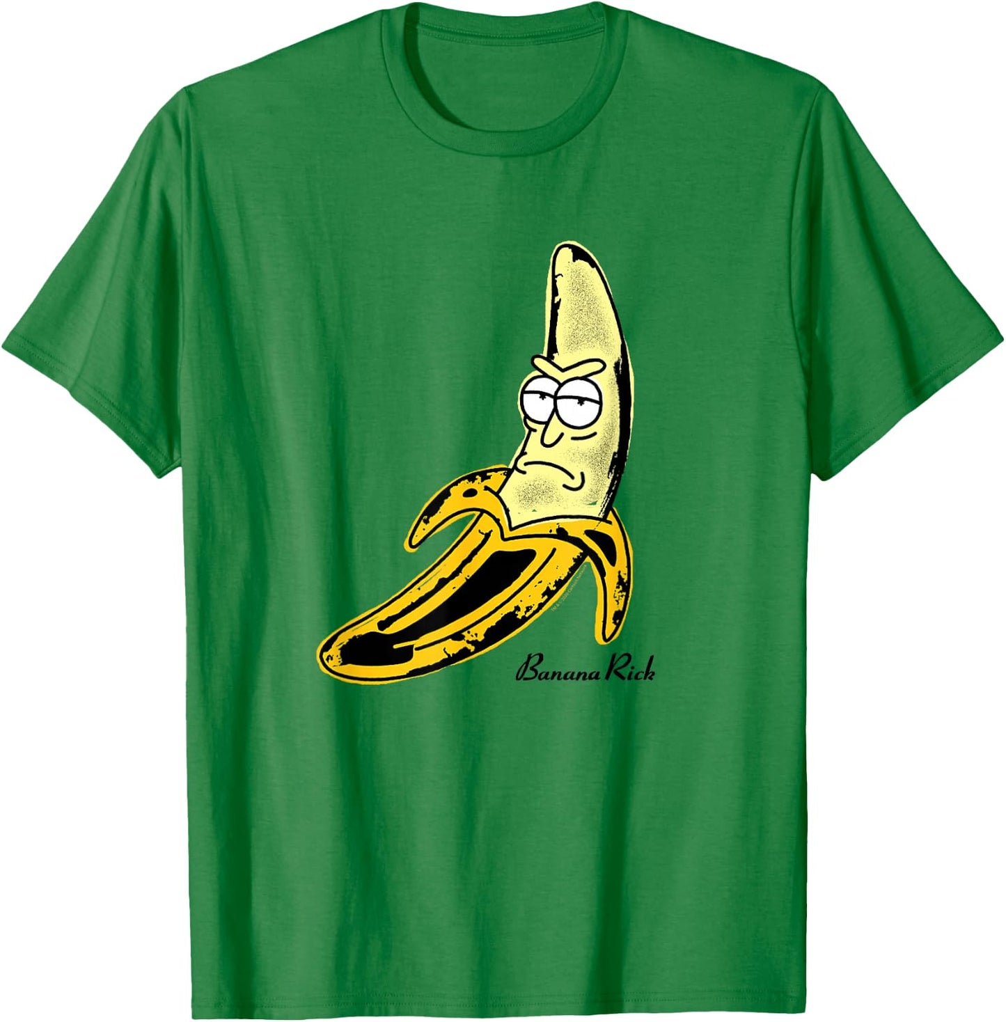 Rick and Morty Banana Rick Record Cover T-Shirt - T-Shirt | Irish Green