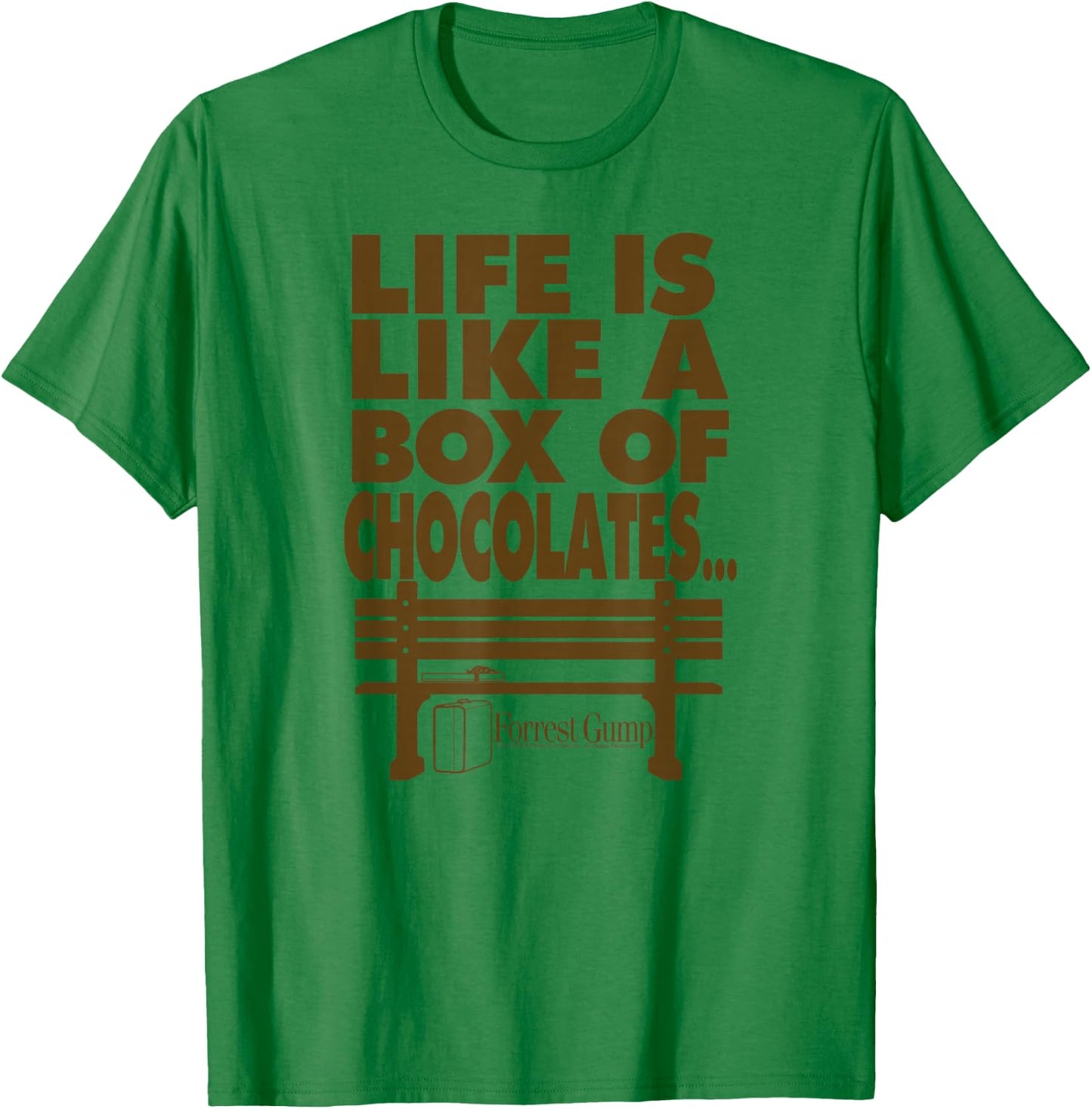 Forrest Gump Box of Chocolates T-Shirt - T-Shirt | Irish Green