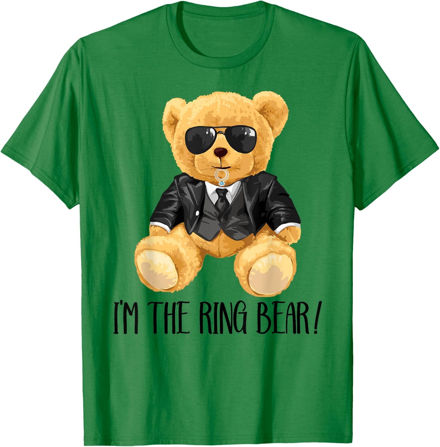 Ring Bearer Shirt I'm The Ring Bearer Wedding Ring Dude Boys T-Shirt - T-Shirt | Irish Green