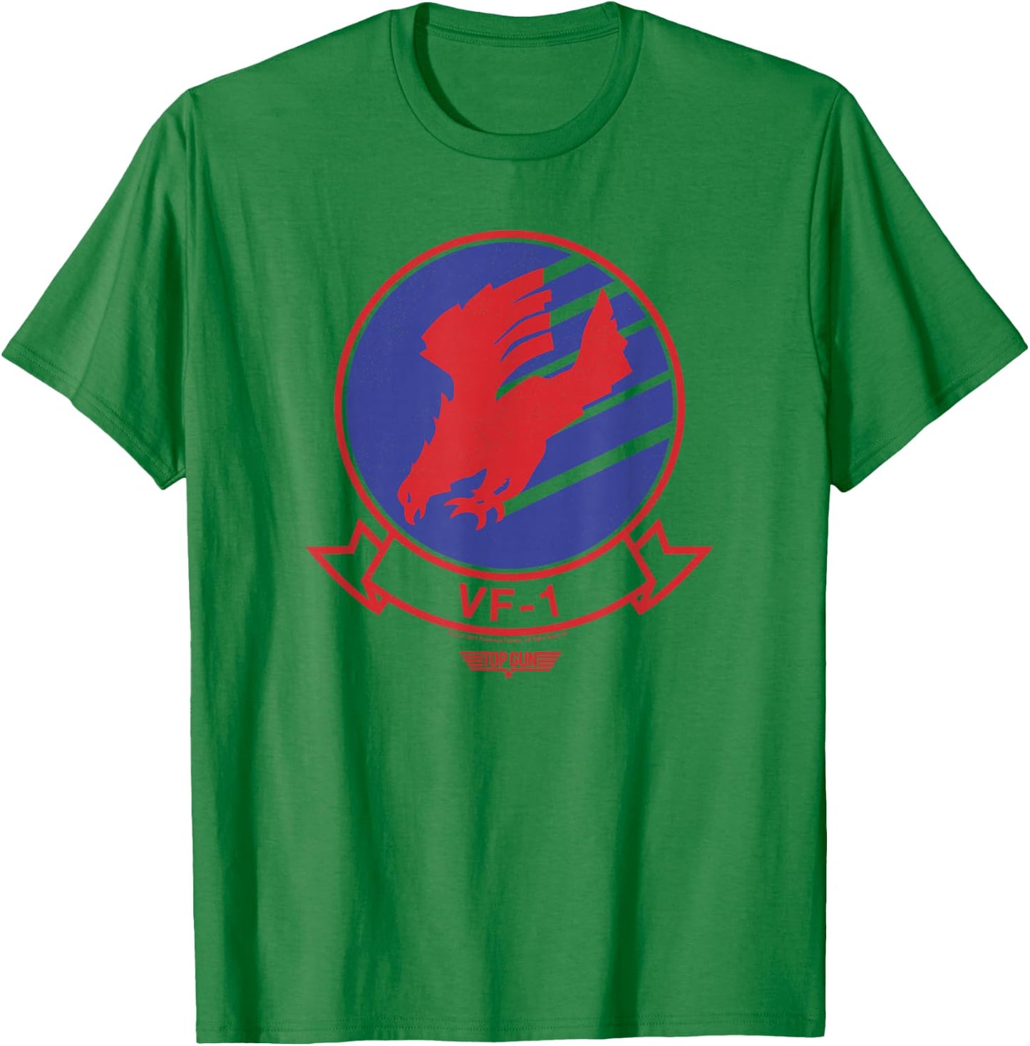 Top Gun VF-1 Fighter Squadron 1 Logo T-Shirt - T-Shirt | Irish Green