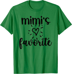 Mimi's Favorite Grandchild Funny From Mimi To Grandchild T-Shirt - T-Shirt | Irish Green