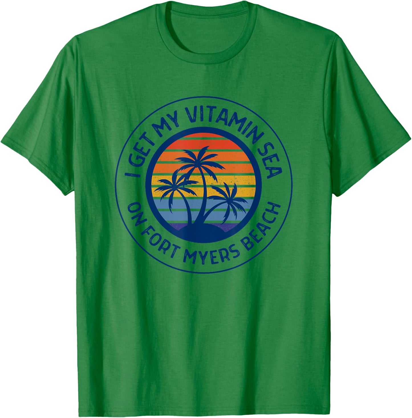 Fort Myers Beach Vacation Fort Myers Florida Fort Myers FL Men Women Kids T-Shirt - T-Shirt | Irish Green
