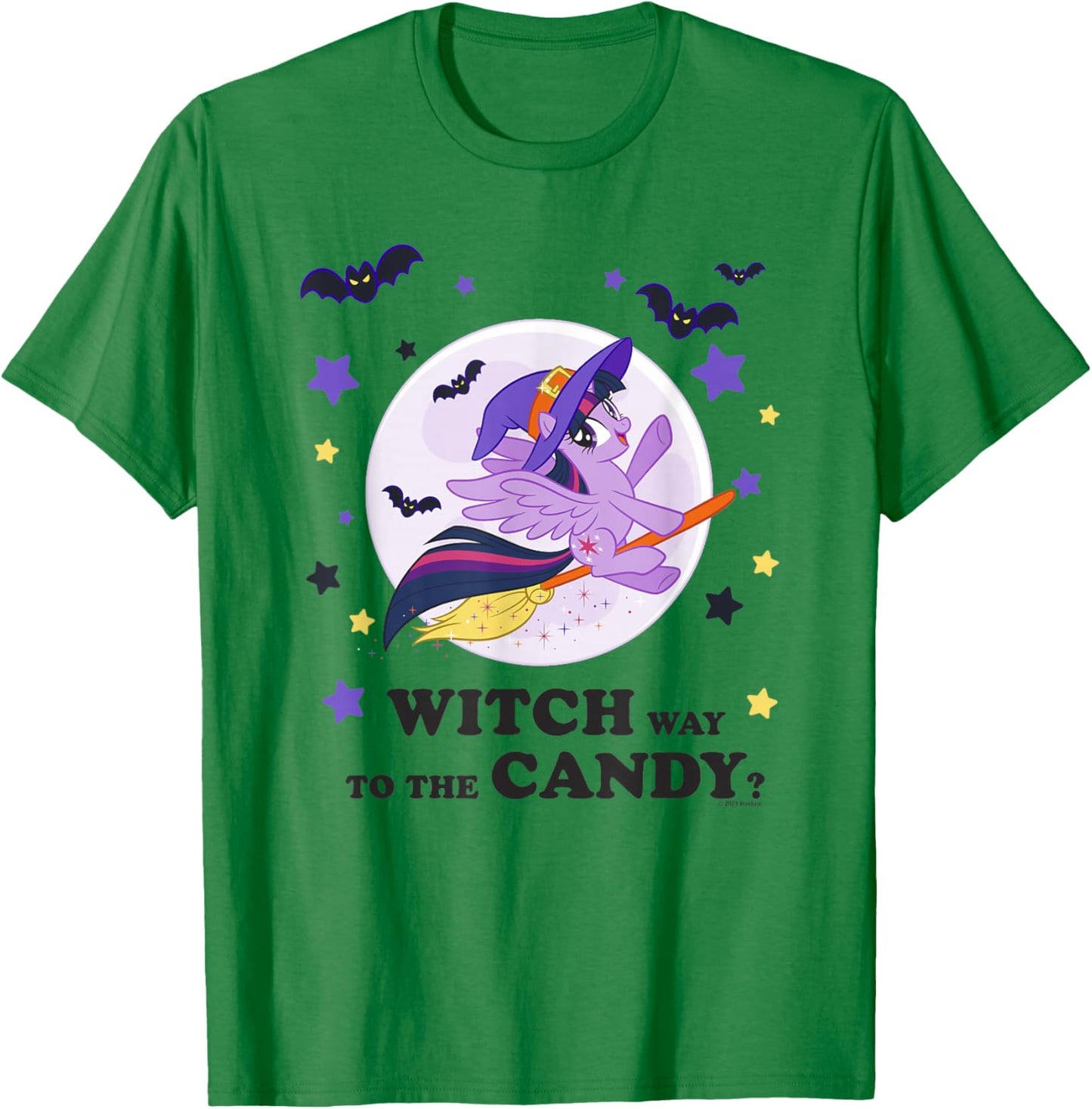 My Little Pony Halloween Twilight Sparkle Witch Way to Candy T-Shirt - T-Shirt | Irish Green