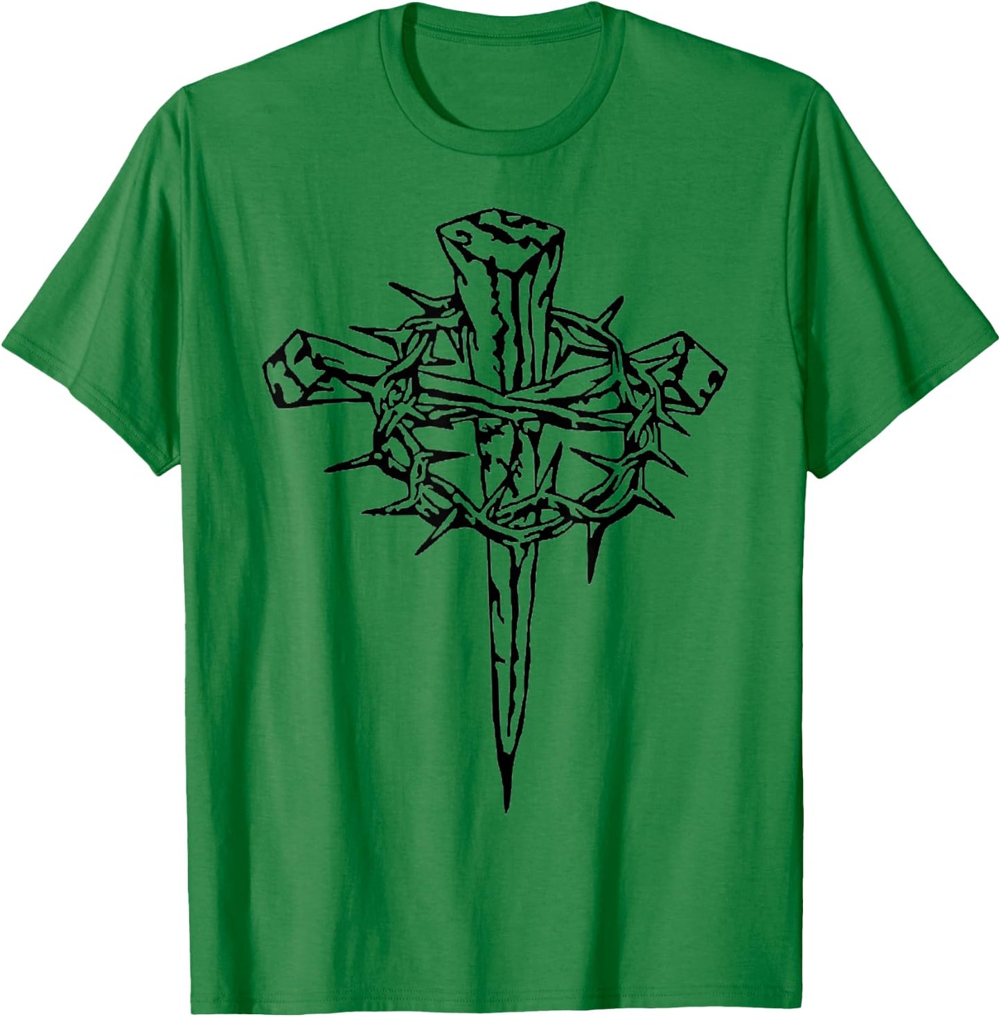 1 Cross 3 Nails 4 Given Easter Christian Forgiven T-Shirt - T-Shirt | Irish Green